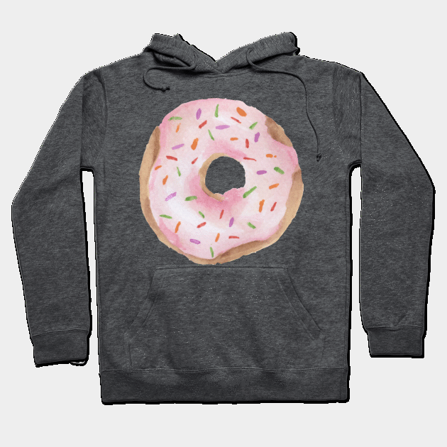 Pink Doughnut Hoodie by Sarabirawi8